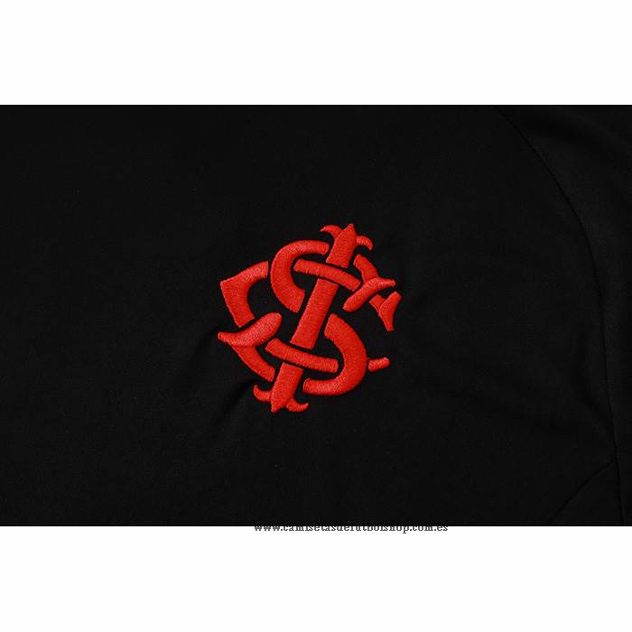 Chandal del SC Internacional 24-25 Manga Corta Negro - Pantalon Corto